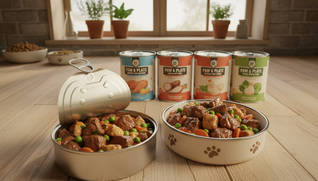 Nassfutter mit Fleisch