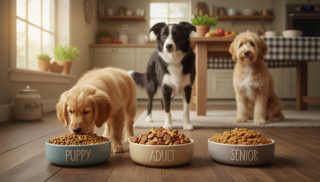 Trockenfutter für verschiedene Lebensphasen Trockenfutter für verschiedene Lebensphasen