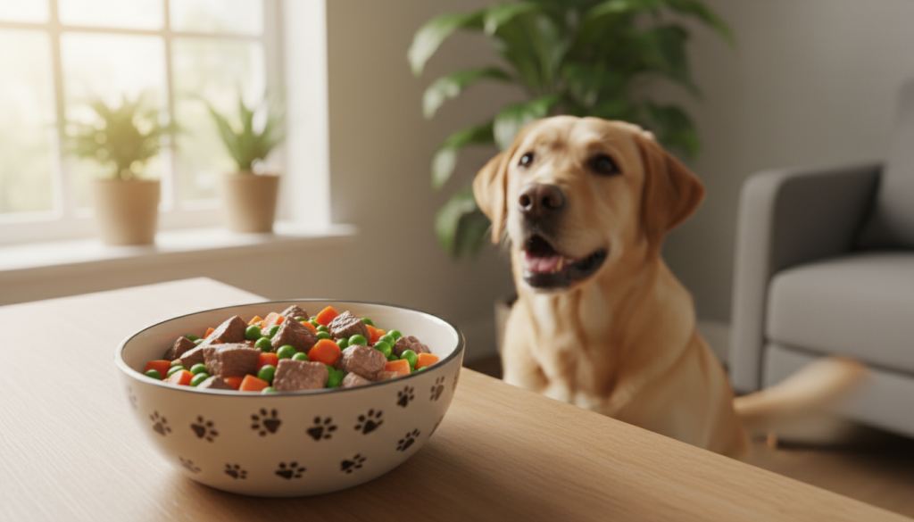 gesundes Nassfutter für Hunde